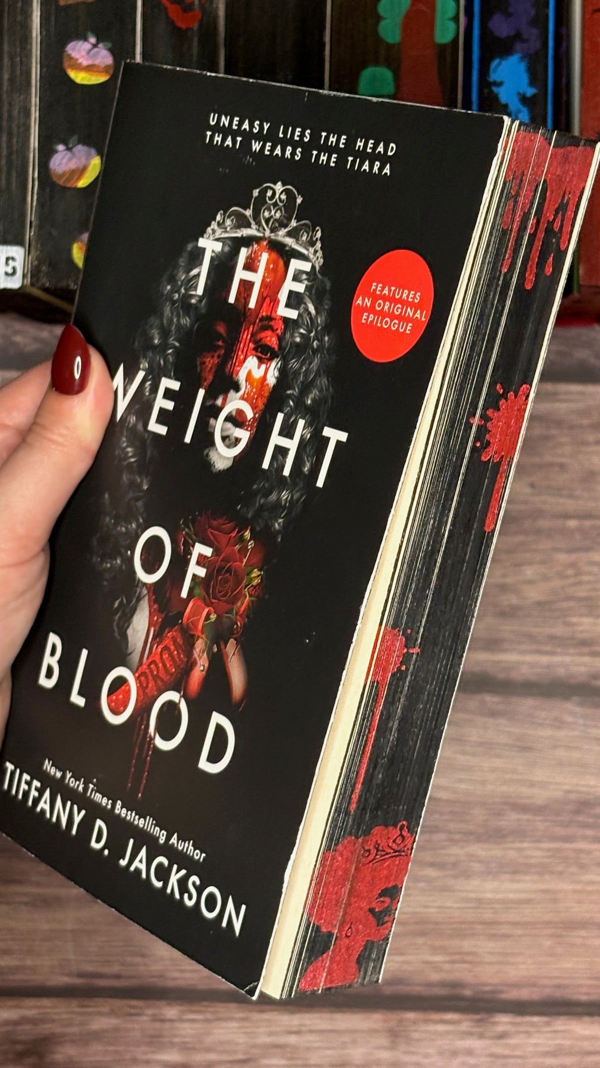 Livre jaspé — The Weight of Blood de Tiffany D. Jackson
