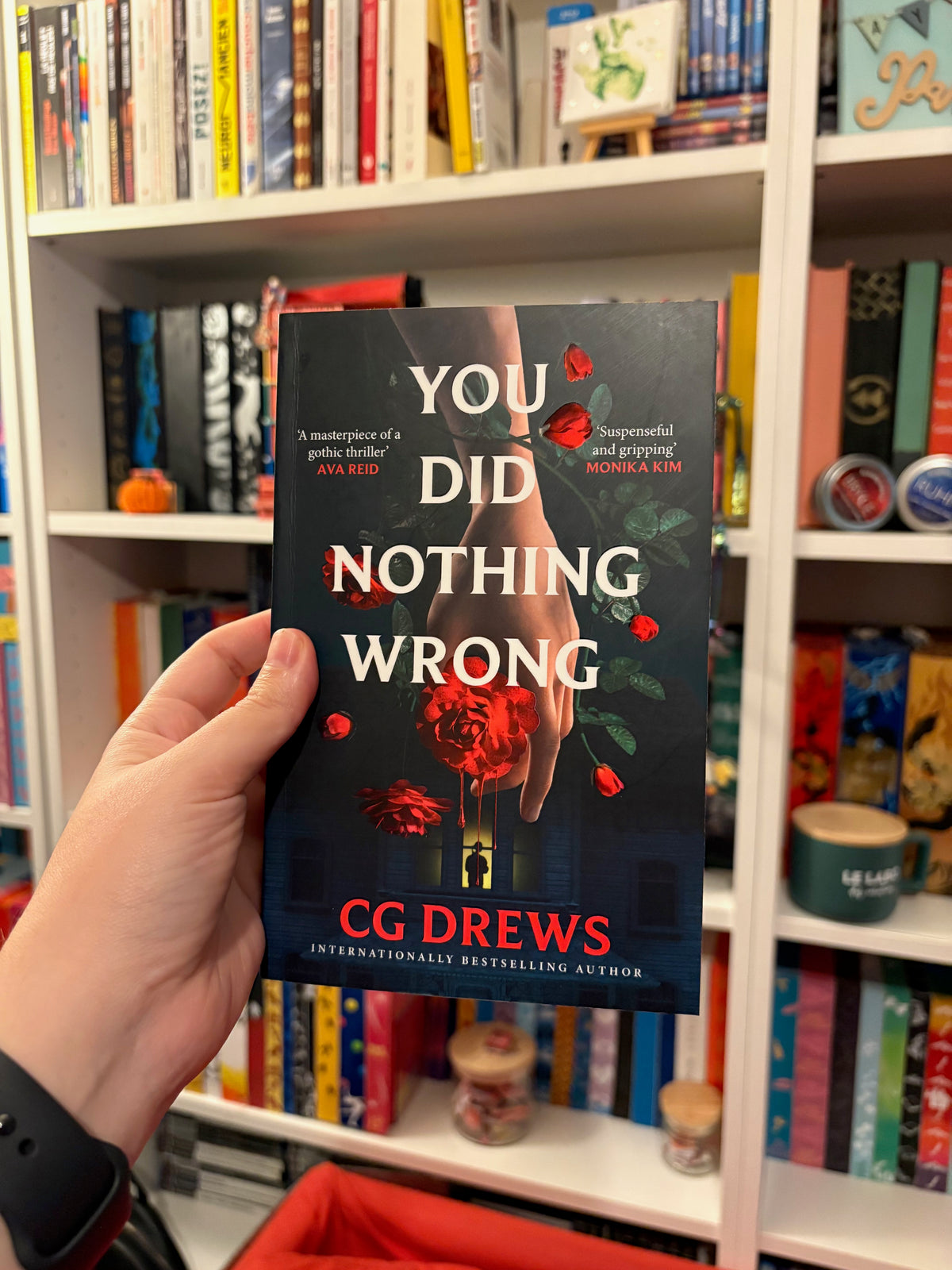 Livre jaspé — You Did Nothing Wrong de C.G. Drews