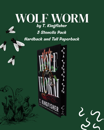 Pochoir de Jaspage - Wolf Worm by T. Kingfisher