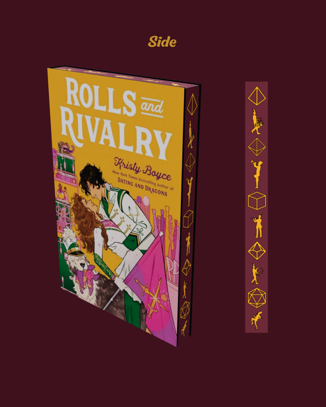 Pochoir de Jaspage - Rolls and Rivalry by Kristy Boyce - Pack de 3 pochoirs adhésifs en vinyle