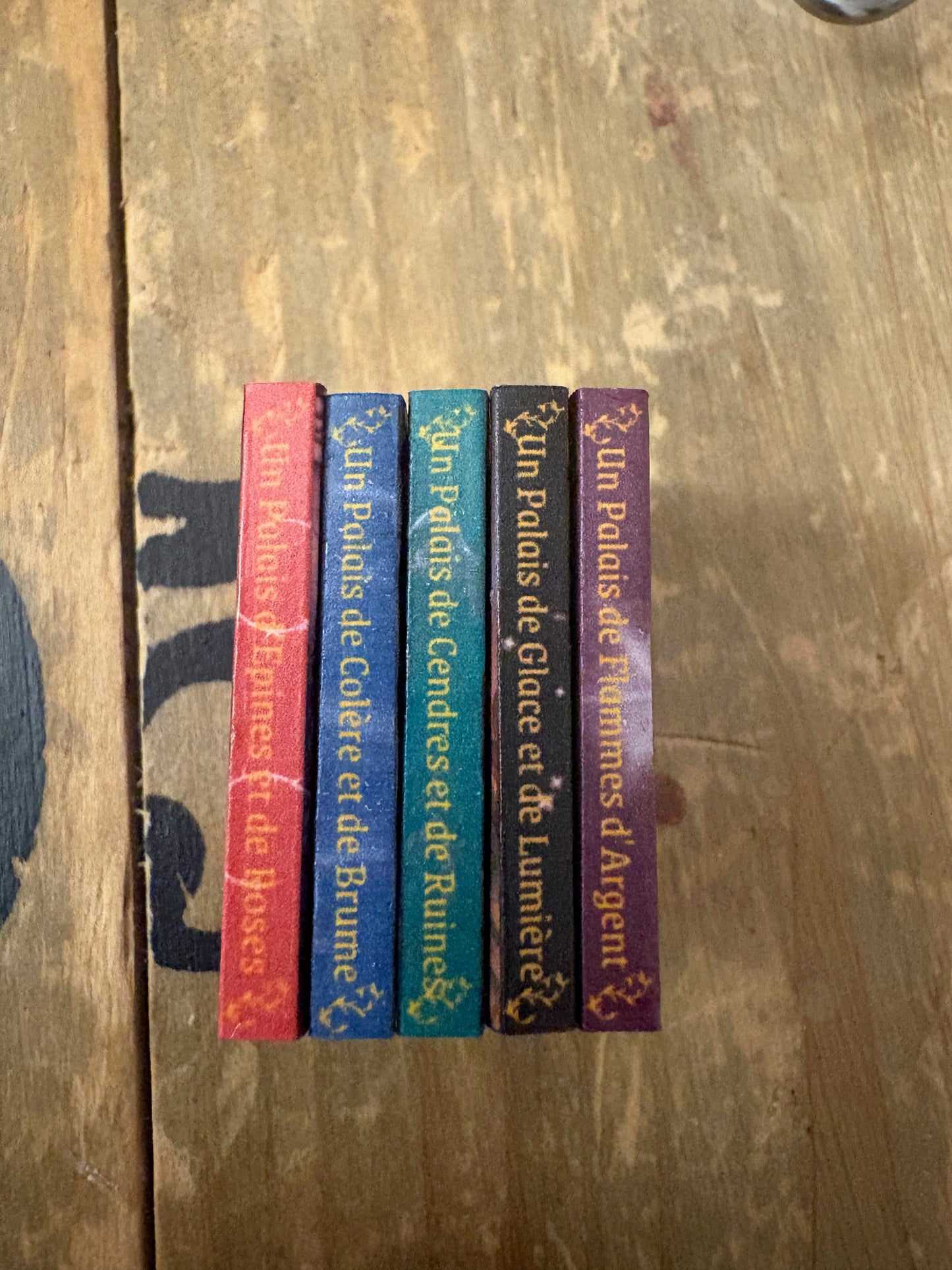 ACOTAR livres miniatures dos