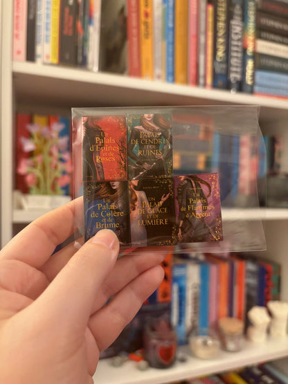 ACOTAR livres miniatures dans l'emballage