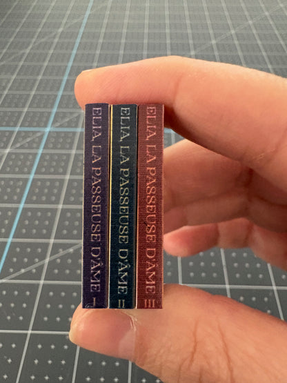 Livres miniatures — Elia, la passeuse d'âmes de Marie Vareille (Pack 3 tomes)