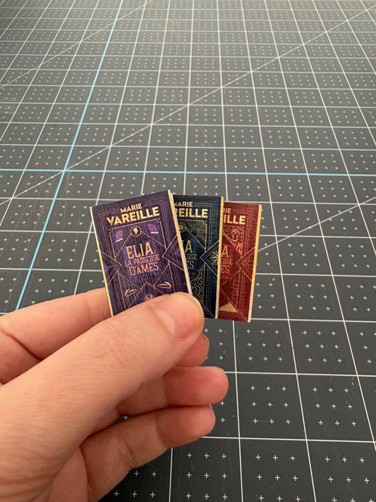 Livres miniatures — Elia, la passeuse d'âmes de Marie Vareille (Pack 3 tomes)