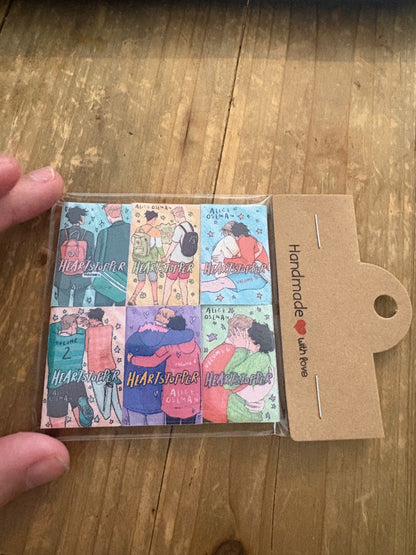 Livres miniatures — Heartstopper d'Alice Oseman (Pack 6 tomes)