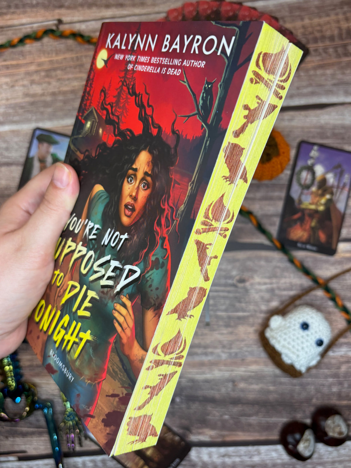 Livre jaspé — You're Not Supposed to Die Tonight de Kalynn Bayron