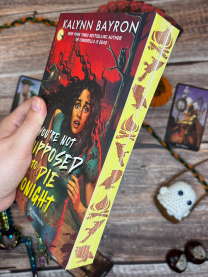 Livre jaspé — You're Not Supposed to Die Tonight de Kalynn Bayron