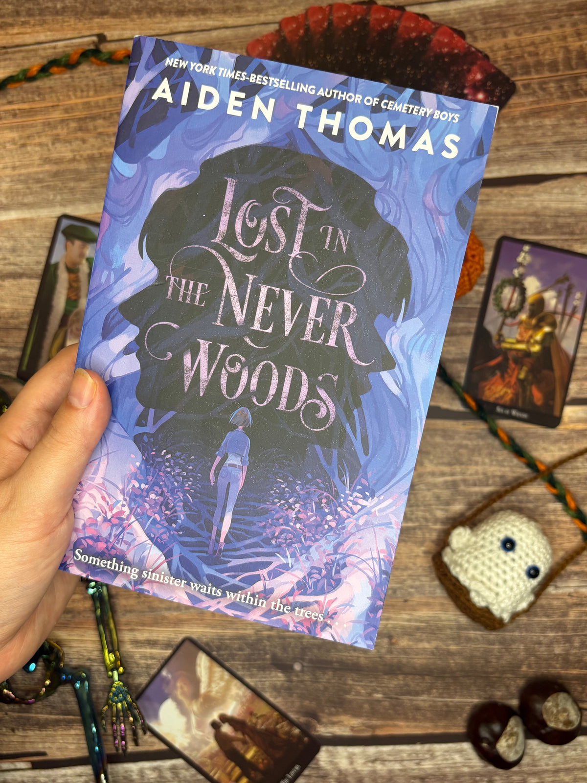 Livre jaspé — Lost in the Never Woods de Aiden Thomas