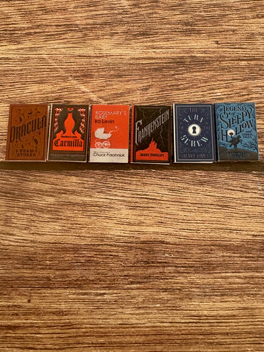 Livres miniatures — Classiques de l'Horreur (Pack 6 titres)